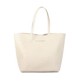 Lola Casademunt BOLSO SHOPPER MONOGRAMA, Blanco - Ref.