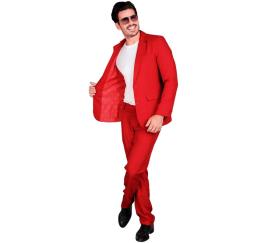 Engraçado e elegante terno Mr. Red para homens