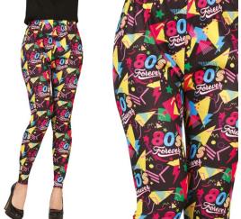 Leggings dos anos 80 para mulheres