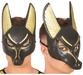 Máscara Egípcia Adulto PVC Anubis