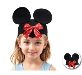 Famoso boné do Ratinho com laço infantil