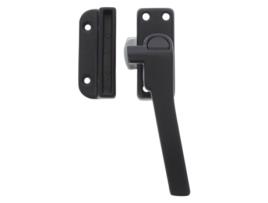 Fechadura Da Janela Direita com Botão de Pressão Preto Cada Peça WOVAR