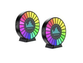 2 Unidades Luz Ambiental RGB ao Ritmo da Música com Aroma MAGIC SELECT