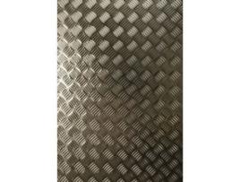 Lote 2x Adesivo decorativo para móveis metálicos - 150 x 45 cm - Cinza alumínio