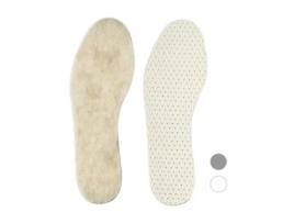 Par de palmilhas de lã tamanho 32-45 aquecedores de pés antibacterianos