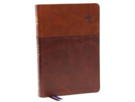 Livro NKJV, Matthew Henry Daily Devotional Bible, Leathersoft, Brown, Red Letter, Comfort Print de Thomas Nelson (Inglês)