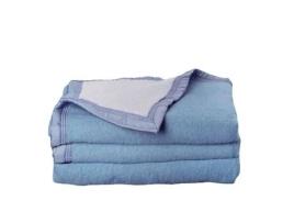 Cobertura 100 Lã Virgem Dupla Face Volta 500 gr/m² Toison dOr - Volta Myosotis Ciel - 240 x 260 cm
