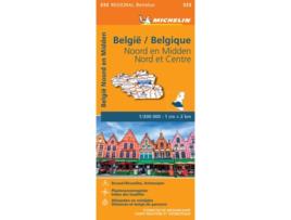 Livro Belgium North amp Central - Michelin Regional Map 533 de Michelin (Inglês)