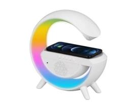 4K Wifi Spy Camera Lamp Carregador de Indução Alto-Falante Bluetooth EUROWEB