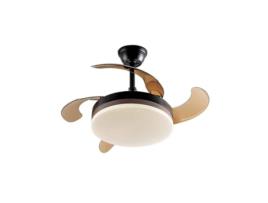 Ventilador DC VENTO preto mini 41cm controle remoto regulável 3 temperaturas SCHULLER