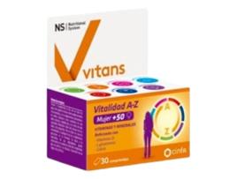 Vitans Vitalidade A-Z Mulher 50 30 Comprimidos NS NUTRITIONAL SYSTEM
