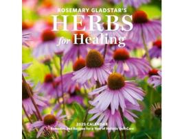 Livro Rosemary Gladstars Herbs for Healing Wall Calendar 2025 de Workman Calendars (Inglês)