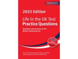 Livro Life in the UK Test Practice Questions 2025 de Alastair Smith (Inglês)