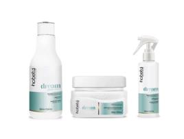 Kit Dream Shampoo Creme e Leave In Pós Quimica HOBETY