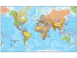 Livro World political laminated de Maps International (Inglês)