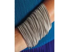 Pulseira - LA MOLLLA - Le 97 - Aço inoxidável - Prata - 20 cm