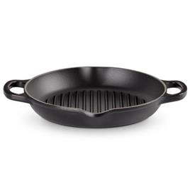 LE CREUSET - Parrilla Signature Grill Redonda Negro Mate 25 20208250000422