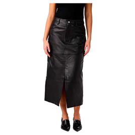Yas Saia Longa Mina Leather