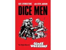 Livro Dice Men de Sir Ian Livingstone e Steve Jackson (Inglês - Capa Dura)