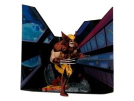 Figura Wolverine X-Men Marvel Estátua Diorama 18 cm MCFARLANE