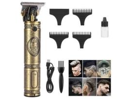 Kit de tosquiadeira elétrica para cabeça careca, 3 unidades, pro li, sem fio, lâmina t-com óleo lubrificante LETOUCH