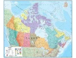 Livro Canada laminated de Maps International (Inglês)