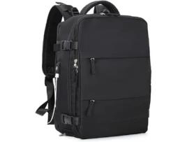 Mochila de viagem feminina com mochila para laptop à prova dágua com bolsa escolar separadora de sapatos