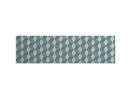 Splashback de alumínio adesivo em cubo - L. 90 x l. 20 cm - Cinza