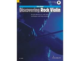 Livro Discovering Rock Violin de Chris Haigh (Inglês)