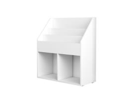 Estante infantil Oskar Store Conny, branca, 72 x 79 cm com prateleiras grandes