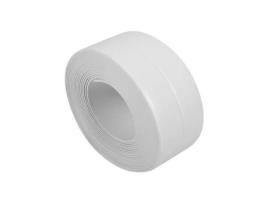 Tira conjunta PVC auto-adesivo fita de vedação borda da parede canto calafetagem tira para banho cozinha banheira (branco 38mm 3.2m) DELAMAN