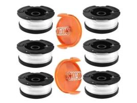 A6481 A6485 Carretéis para Black and Decker Af-100 - Pacote de 6 carretéis de linha de reposição BLACK ET DECKER