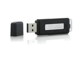 Pendrive USB micro espião 8GB preto SHOPINNOV