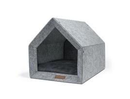 Casota Pethome Ecological Dog Kennel REXPRODUCT (Cinzento Claro E Cáqui - M)