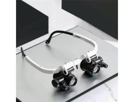 Bateria incluída - 8X 15X 23X - Lupa de óculos, joalheiro, relojoeiro, lupas, luz led, vidro óptico AIHONTAI