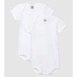 Petit Bateau Lote de 2 bodies, 3 meses - 3 anos