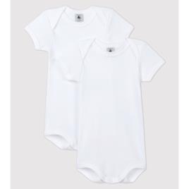 Petit Bateau Lote de 2 bodies, 3 meses - 3 anos