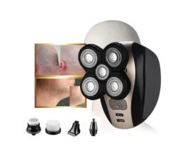 Barbeador elétrico flutuante recarregável de 5 lâminas CYDMBC - Tempo de uso 60 min - Cabeça lavável - Para homens CYDMBC