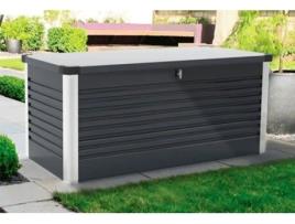 Baú de Armazenamento TRIMETALS Bota 600 L 135x67 5x69 cm Cinzento Antracite