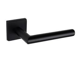 Manípulo de Porta Lavuzo Mantua Black com Roseta Quadrada Por Conjuntos WOVAR