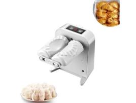 Molde de ravioli elétrico, molde de bolinho elétrico, máquina de gyoza, molde de ravioli de aço inoxidável de cabeça dupla automática ZGEER