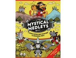 Livro Mystical Medleys A Vintage Cartoon Tarot Poster Book de Gary Hall (Inglês)