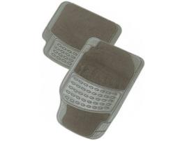 Conjunto de 4 Tapetes KRAWEHL Paris (Preto - PVC e Alcatifa - 64 x 47 x 1 cm)