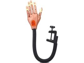 Kit de manicure ferramenta para arte em unhas, prática de treinamento de unhas, dedo flexível 100 peças de pontas de recarga de mortalha, mão de tre