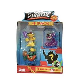 Pacote de quatro figuras Piratix Sharkt Treasure com surpresa 5/6 36846 MAGIC