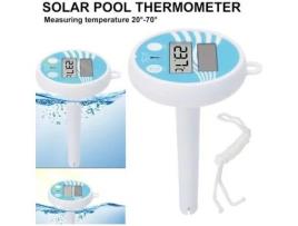 Termômetro digital movido a energia solar Ferramenta precisa de medição de temperatura da água para piscina KATOOM