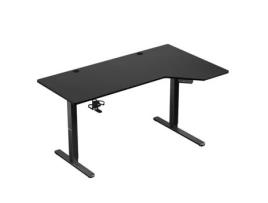 Mesa Sit-Stand HUZARO HERO 9.1 Preto, Mesa para jogos, Elétrica, PC para jogos, Painel de carbono, Ergonômico, Gamer, Jogos