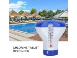 RO06222-Dispensador flutuante automático de pastilhas de cloro químico com desinfecção de piscina por termômetro YWEI