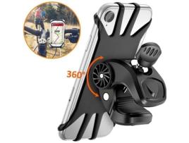 Suporte Bicicleta Guiador Antivibração Giratório Graus GOTOSEEU Preto