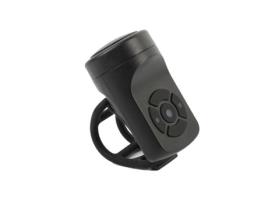Buzina de bicicleta com carregamento USB, recarregável, à prova dágua, eletrônica, alto volume, guidão de bicicleta elétrica, sinos de anel SODIAL